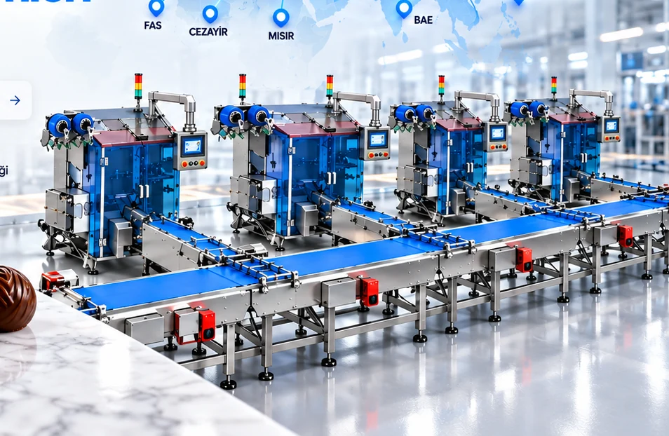 PACKNOVATECH paketleme makineleri, otomasyon bandı, dünya haritası